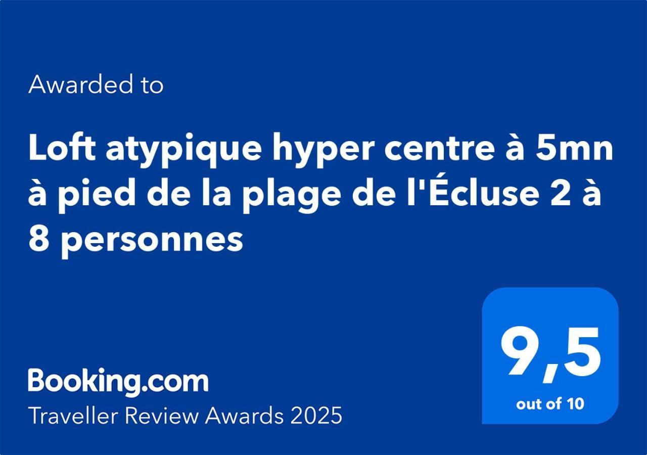 Loft Atypique Hyper Centre A 5Mn A Pied De La Plage De L'Ecluse 2 A 8 Personnes 디나르 외부 사진
